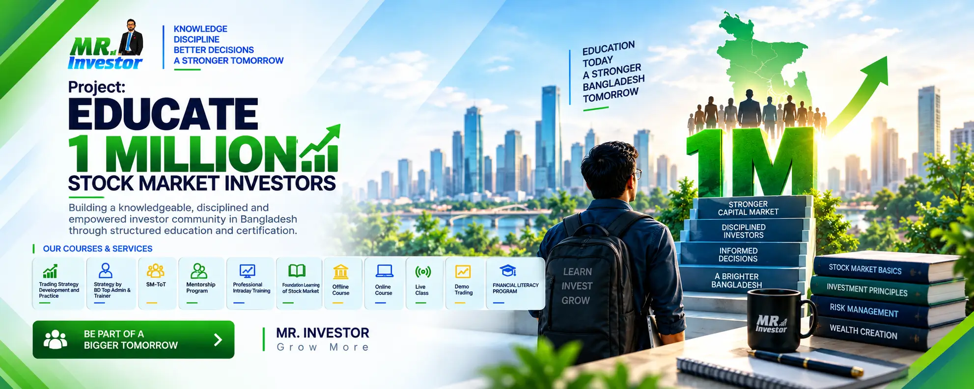Educate 1 Million Stock Market Investors